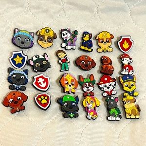 Paw Patrol croc charm set